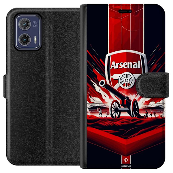 Motorola Moto G73 Lommeboketui Arsenal