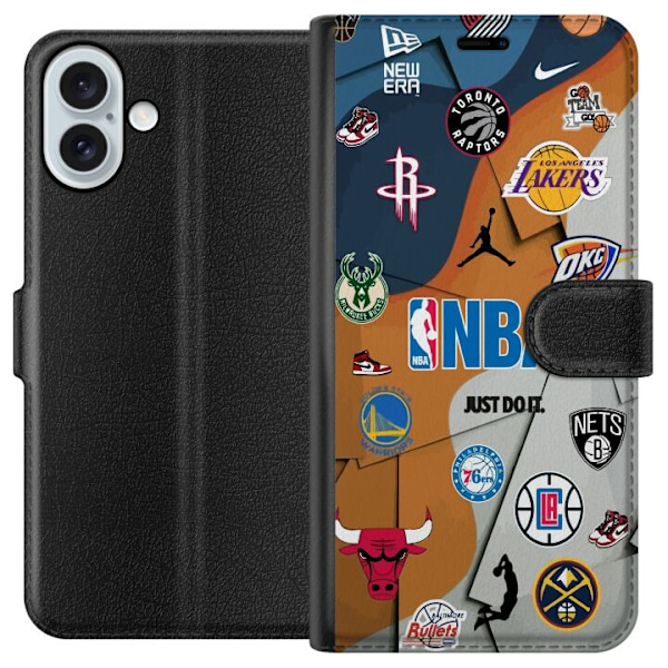 Apple iPhone 16 Plus Tegnebogsetui NBA