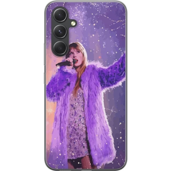 Samsung Galaxy A55 Läpinäkyvä kuori Taylor Swift