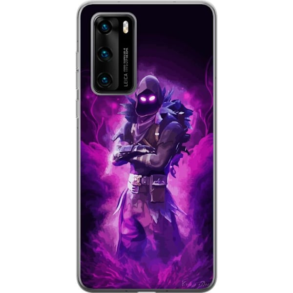 Huawei P40 Läpinäkyvä kuori Fortnite