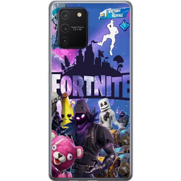 Samsung Galaxy S10 Lite Läpinäkyvä kuori Fortnite