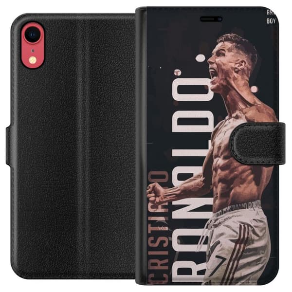 Kompatibelt Plånboksfodral till Apple iPhone XR Ronaldo