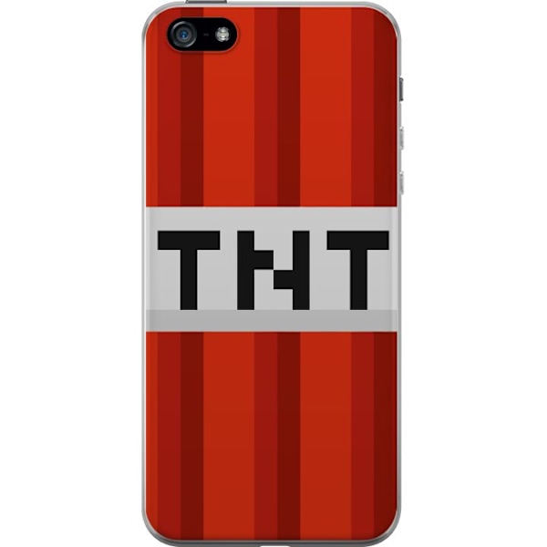 Apple iPhone 5 Gennemsigtig cover Minecraft TNT