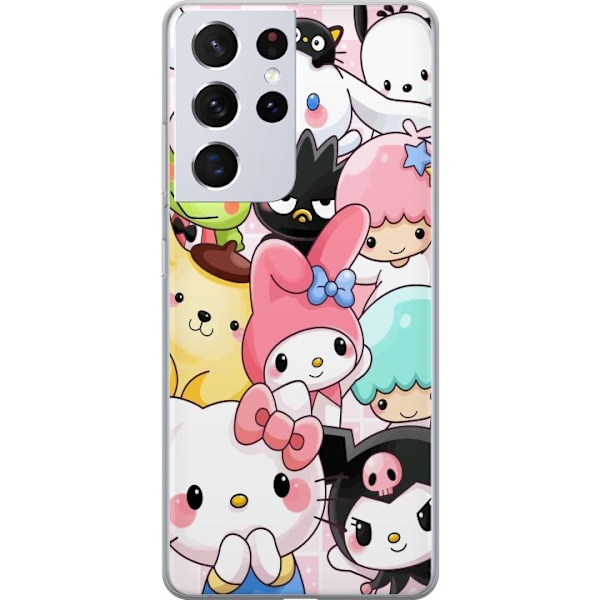 Samsung Galaxy S21 Ultra 5G Gennemsigtig cover Kawaii Sanrio C