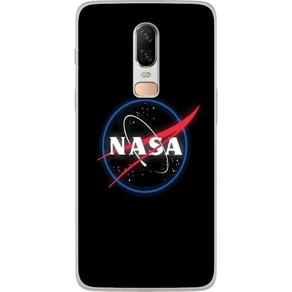 OnePlus 6 Läpinäkyvä kuori NASA-logo