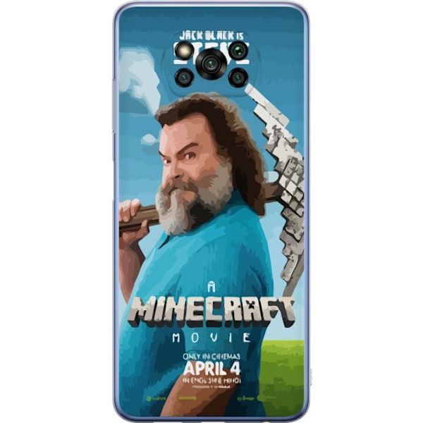 Xiaomi Poco X3 Pro Gjennomsiktig deksel En Minecraft-film