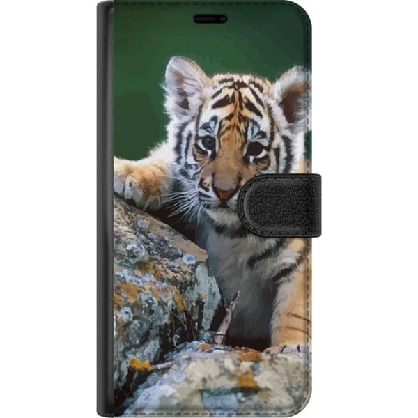 Kompatibelt Lommeboketui til Apple iPhone 13 mini Tiger