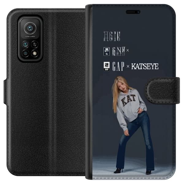 Kompatibel Tegnebogsetui til Xiaomi Mi 10T 5G KATSEYE blond modebild grå