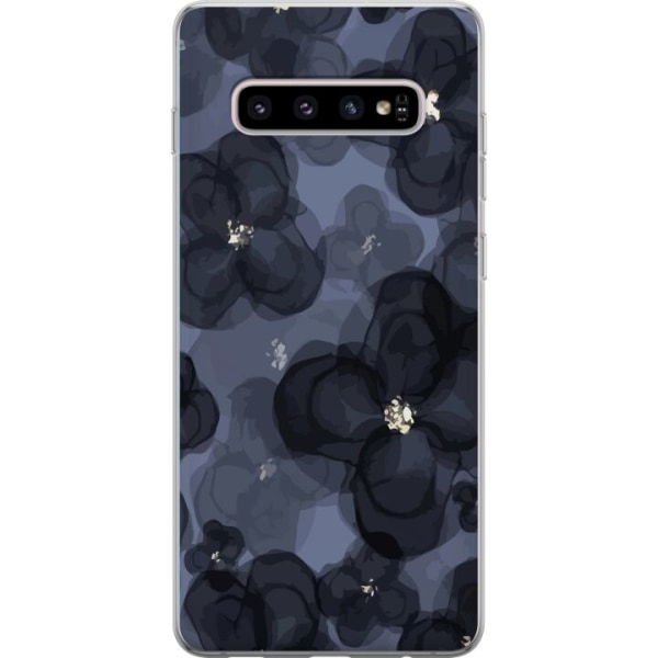 Samsung Galaxy S10+ Genomskinligt Skal Blomsterfält