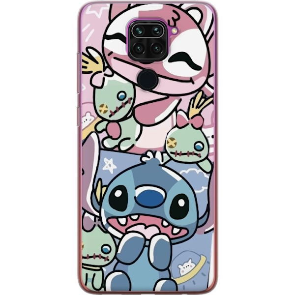 Xiaomi Redmi Note 9 Genomskinligt Skal Stitch