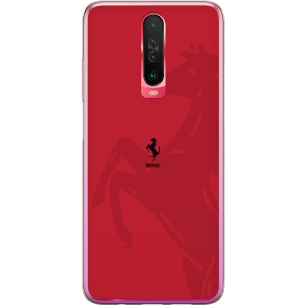 Xiaomi Redmi K30 Läpinäkyvä kuori Ferrari