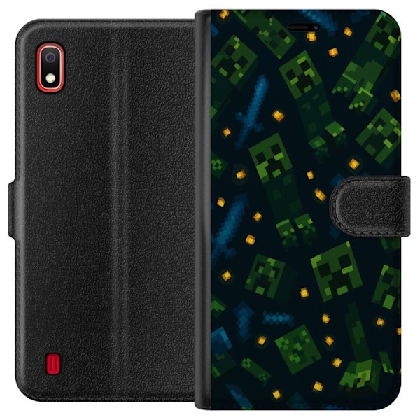 Samsung Galaxy A10 Plånboksfodral Minecraft Dungeons Mob