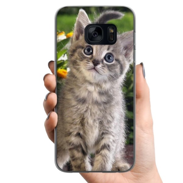 Samsung Galaxy S7 TPU Mobildeksel Katt