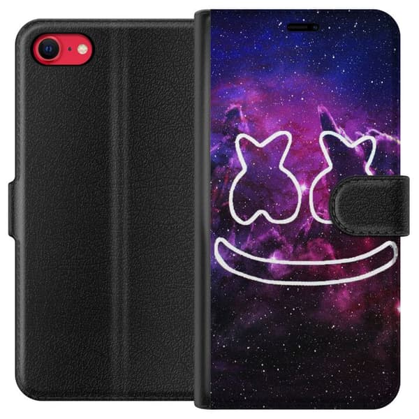 Kompatibel Tegnebogsetui til Apple iPhone 8 Fortnite Marshmello