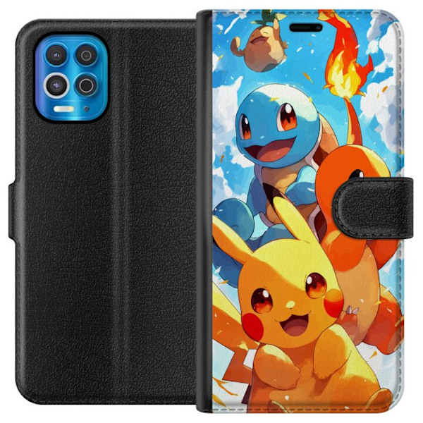 Motorola Edge S Plånboksfodral Pocket Creatures – inspirera