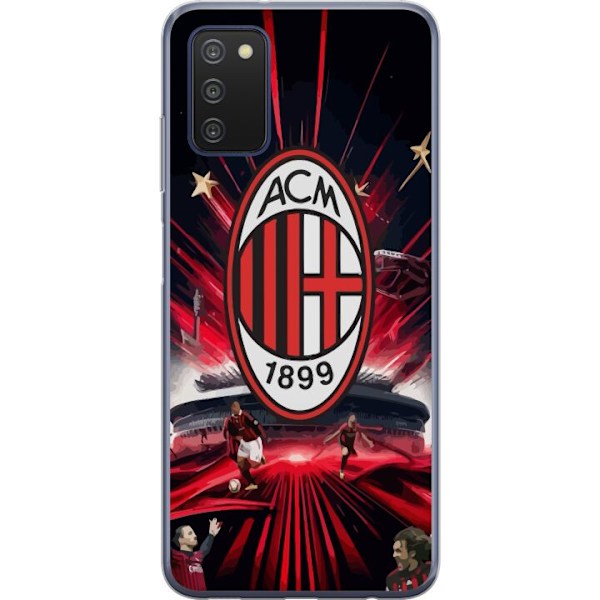 Samsung Galaxy A03s Genomskinligt Skal AC Milan