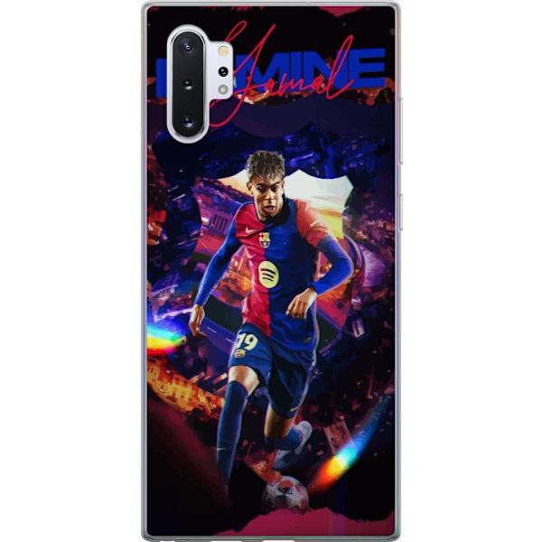 Samsung Galaxy Note10+ Läpinäkyvä kuori Yamal Rising Talent FC Barcelona Pelaaja Nuori Jalkapalloilija Suosittu Motiivi Urheilu Espanja Lahjakkuus