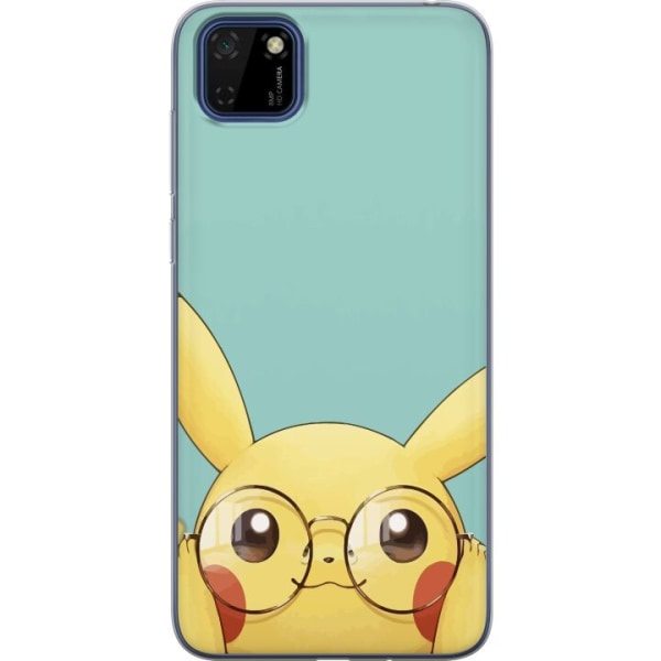 Huawei Y5p Läpinäkyvä kuori Pikachu lasit