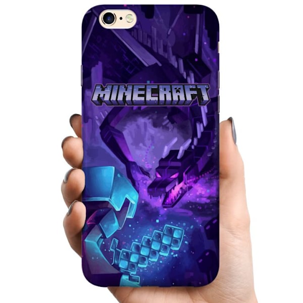 Apple iPhone 6 TPU Mobilcover Minecraft
