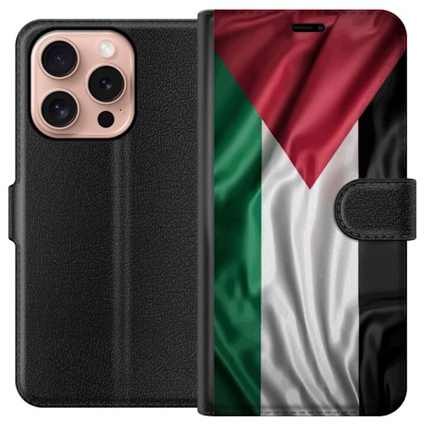 Apple iPhone 16 Pro Lommeboketui Palestinaflagget – ikoniskt