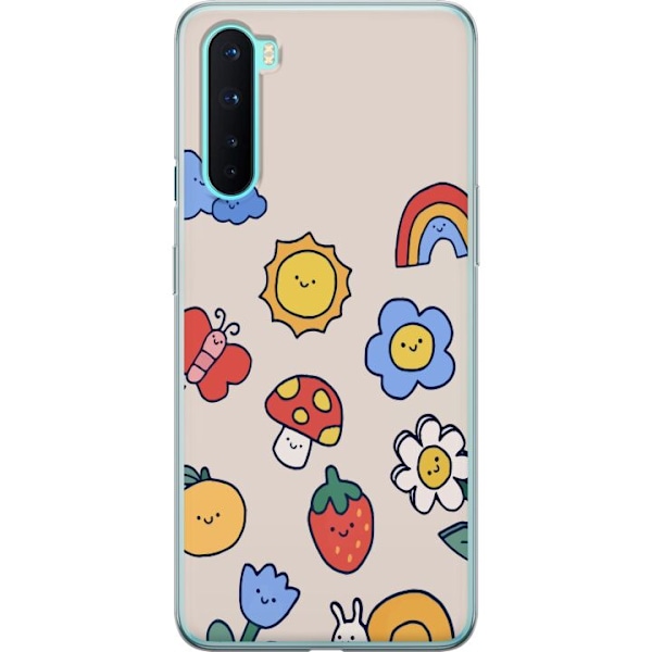 OnePlus Nord Gennemsigtig cover Sød