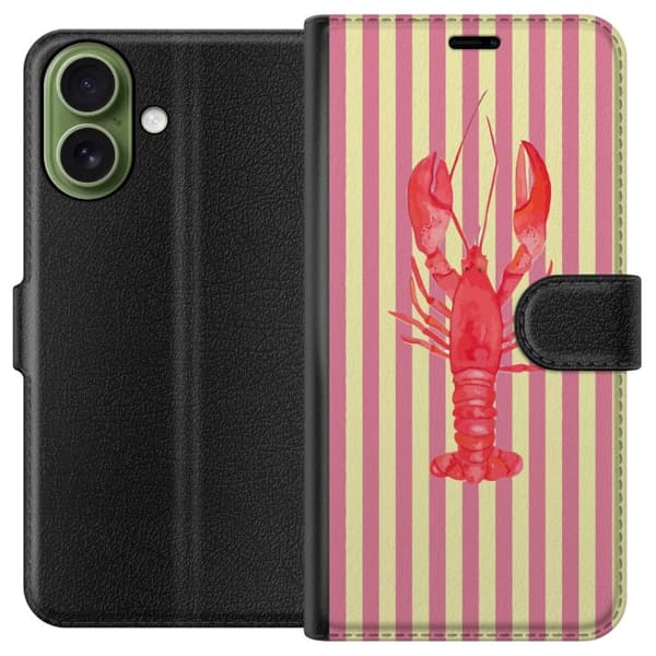 Kompatibel Tegnebogsetui til Apple iPhone 17 Hummer I Pastell pink