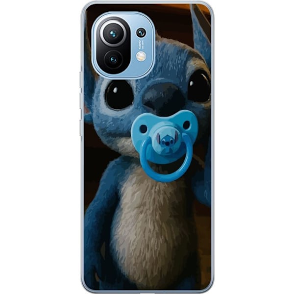 Xiaomi Mi 11 Läpinäkyvä kuori Stitch & Napp - vauvateema söpöllä hahmolla