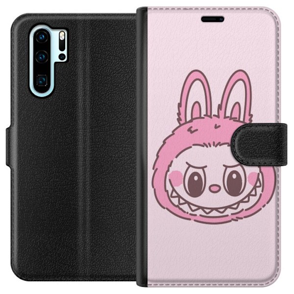 Huawei P30 Pro Tegnebogsetui Labubu Dyrekreds Bunny Udgave