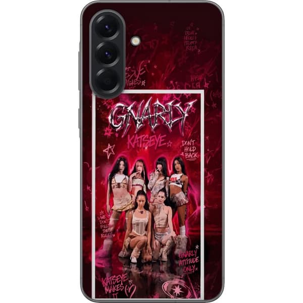 Kompatibelt Mobildeksel til Samsung Galaxy A56 KATSEYE rosa grafik rosa