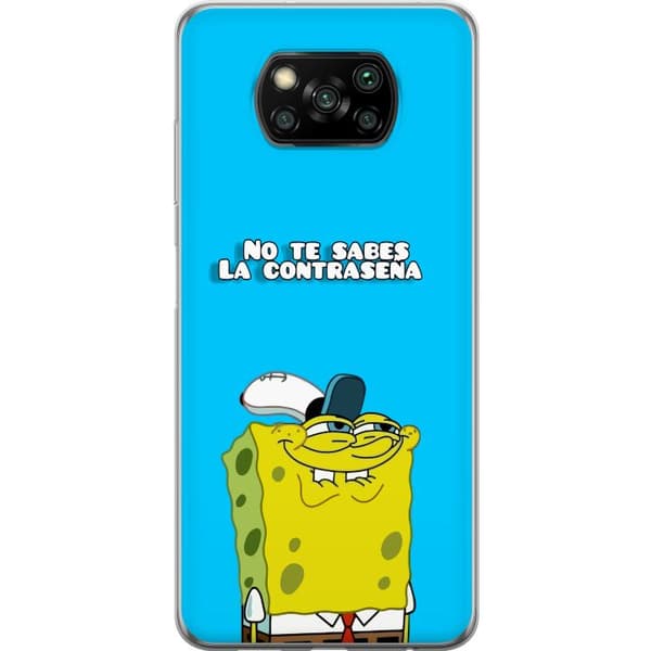 Kompatibelt Mobilskal till Xiaomi Poco X3 NFC SpongeBob SquarePants