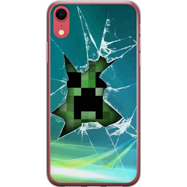Apple iPhone XR Genomskinligt Skal MineCraft