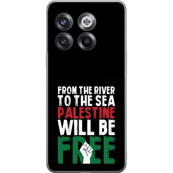 OnePlus 10T Gjennomsiktig deksel Fri Palestina