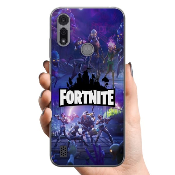 Motorola Moto E6i TPU Matkapuhelimen kuori Fortnite Peli