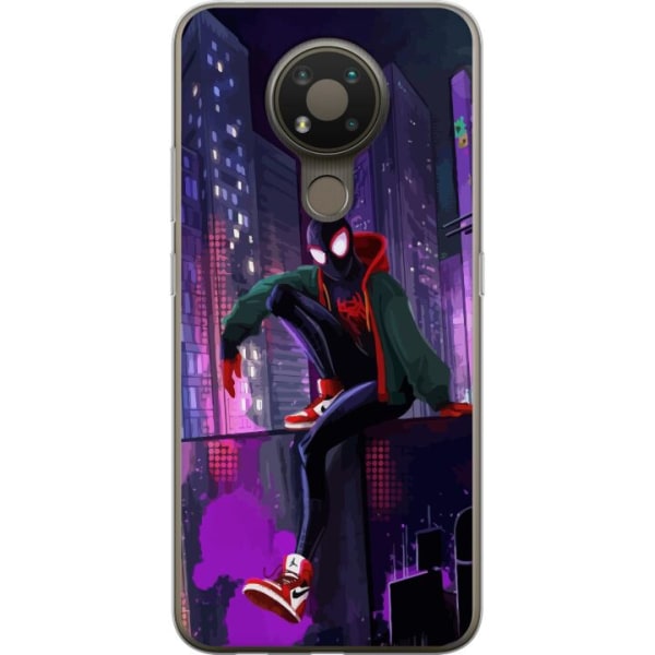Nokia 3.4 Läpinäkyvä kuori Fortnite - Spider-Man