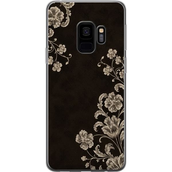 Kompatibel Mobilcover til Samsung Galaxy S9 Midnatsbotanik sort