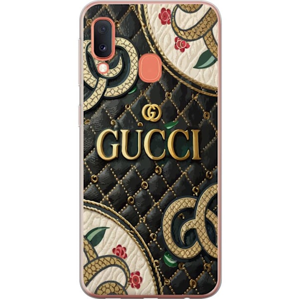 Samsung Galaxy A20e Läpinäkyvä kuori Gucci