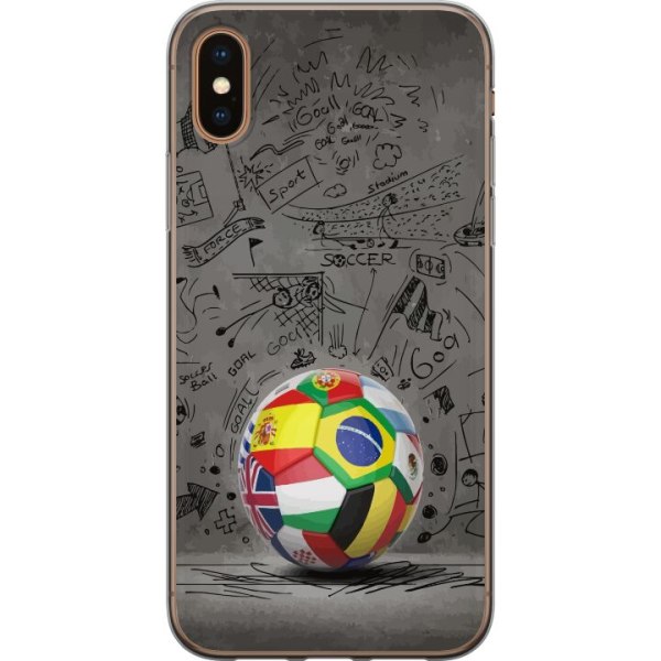 Apple iPhone XS Cover / Mobilcover - Fotboll Världen
