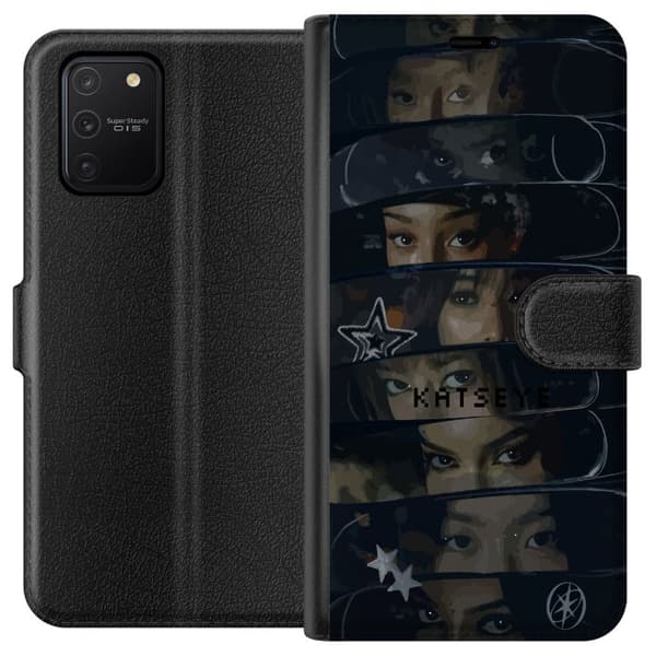 Kompatibel Tegnebogsetui til Samsung Galaxy S10 Lite KATSEYE sort