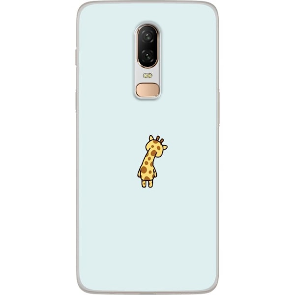 OnePlus 6 Läpinäkyvä kuori Kirahvi