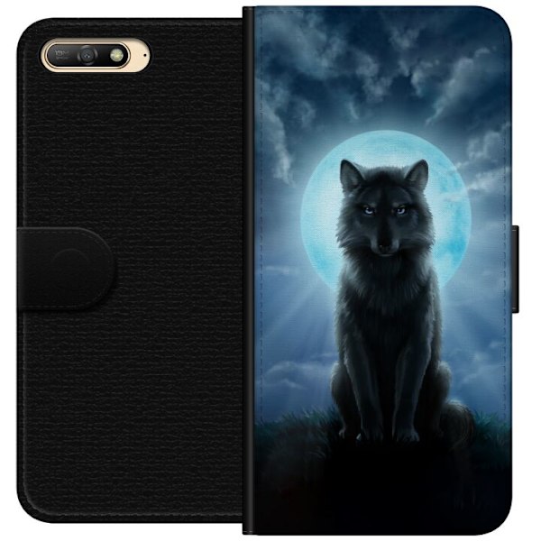 Huawei Y6 (2018) Tegnebogsetui Ulv