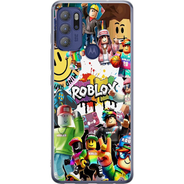 Motorola Moto G60S Gennemsigtig cover Roblox