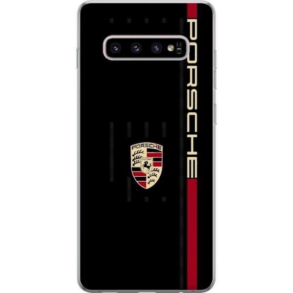 Samsung Galaxy S10+ Gjennomsiktig deksel Porsche