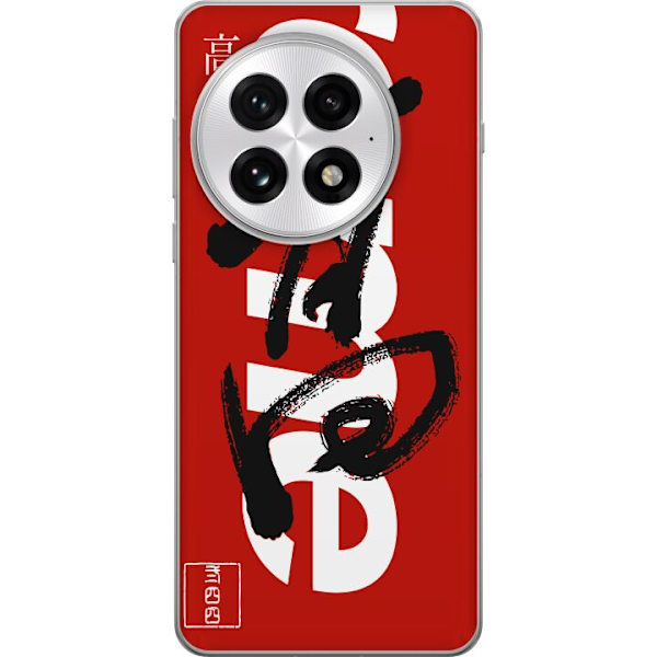OnePlus 13 Gennemsigtig cover Supreme Rød Graffiti Streetwear Design Modeikon Trend Graffitimønster Populært Urban Streetmode
