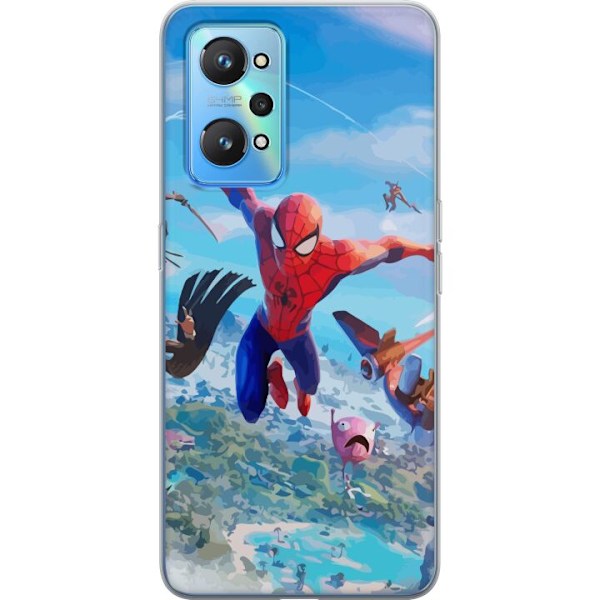 Realme GT Neo2 Gennemsigtig cover Fortnite Spiderman