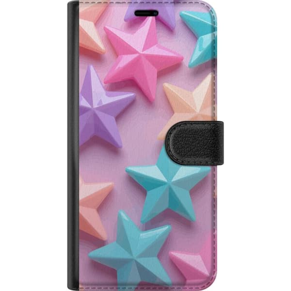 Kompatibel Tegnebogsetui til Samsung Galaxy S20+ Pastelfarvede stjerner i blødt design