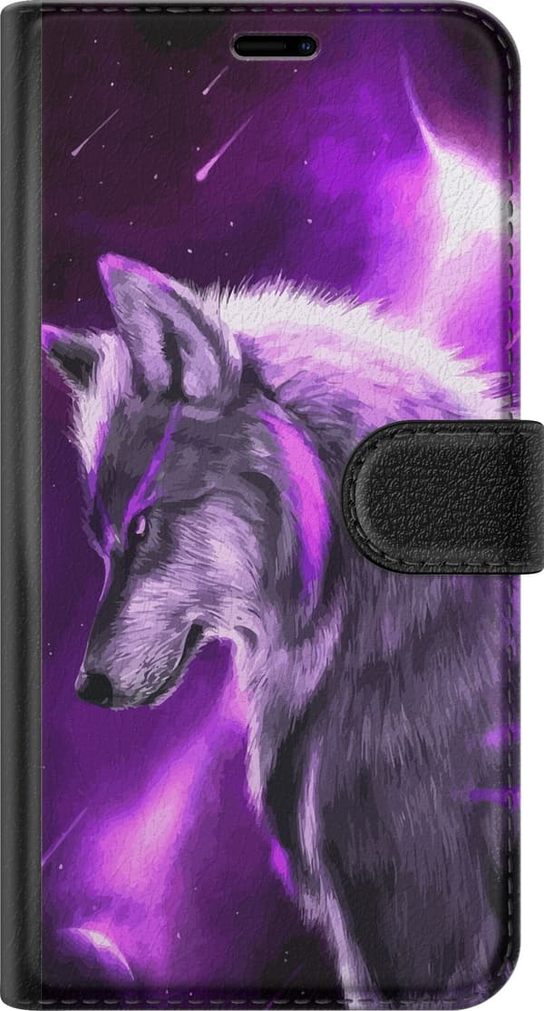 Kompatibel Tegnebogsetui til Apple iPhone 11 Pro Lilla Varg