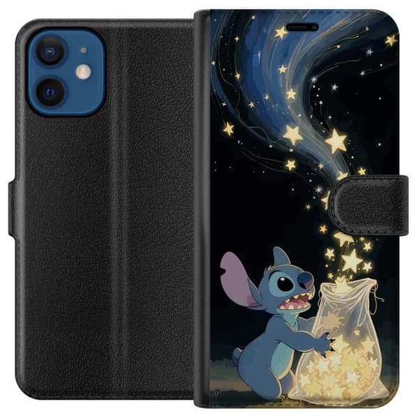 Kompatibel Tegnebogsetui til Apple iPhone 12 mini Stitch Magisk Design Disney Lilo
