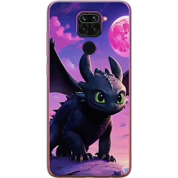Xiaomi Redmi Note 9 Genomskinligt Skal How to Train Your Dragon (Draktränaren)