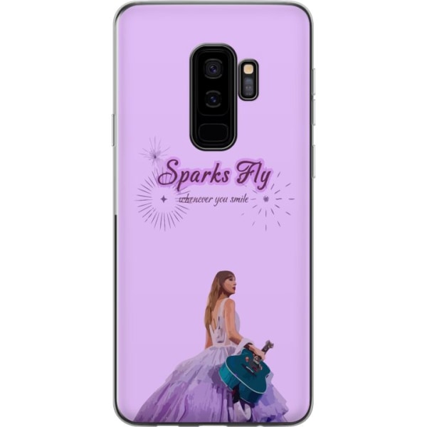 Samsung Galaxy S9+ Gennemsigtig cover Taylor Swift - Sparks Fl