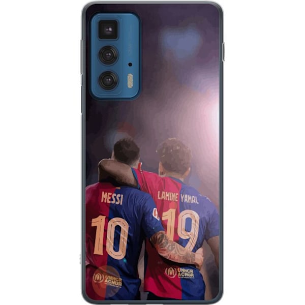 Motorola Edge 20 Pro Läpinäkyvä kuori Lamine Yamal VS Messi